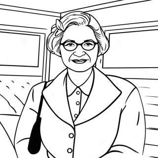 Rosa Parks Brave Stand Coloring Page 33583-27042