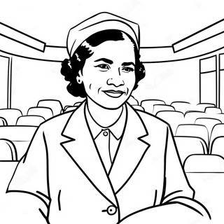 Rosa Parks Brave Stand Coloring Page 33583-27043