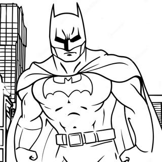 Batman In Dark Gotham Coloring Page 33633-27080