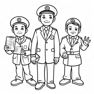 Odd Squad Agents In Action Coloring Page 33643-27090