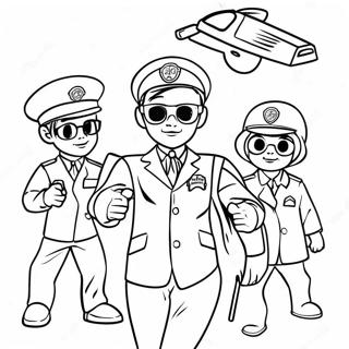 Odd Squad Agents In Action Coloring Page 33643-27092