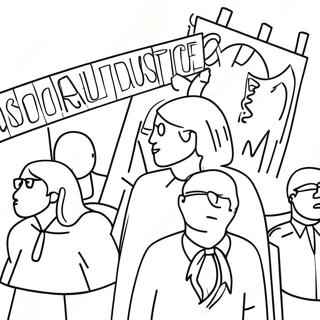 Social Justice Coloring Page 33652-27100