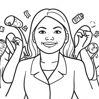 Empowering Women Social Justice Coloring Page 33653-27095