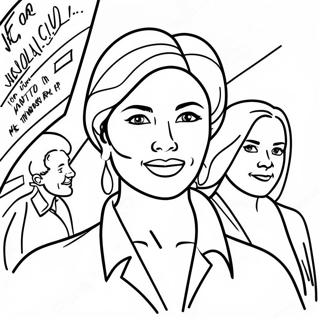 Empowering Women Social Justice Coloring Page 33653-27096