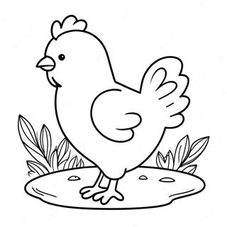 Little Red Hen Coloring Page 33662-27106