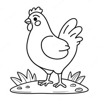 Little Red Hen Coloring Page 33662-27107