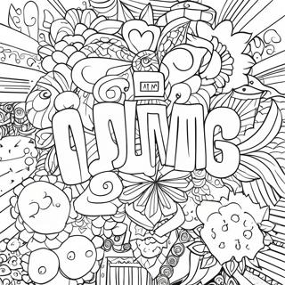 Inappropriate Swear Word For Adults Coloring Pages