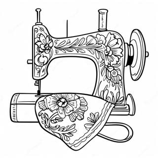 Sewing Coloring Pages