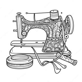 Sewing Coloring Page 33692-27127