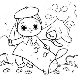 Nursery Rhyme Coloring Pages