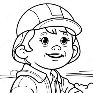 Proactive Kid Coloring Page 33713-27147