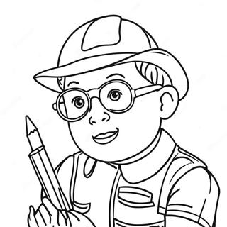 Proactive Kid Coloring Page 33713-27148