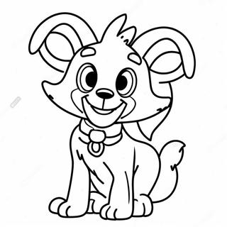 Mangle Character Coloring Page 33722-27159