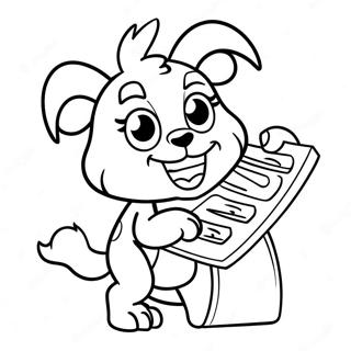 Mangle Coloring Pages