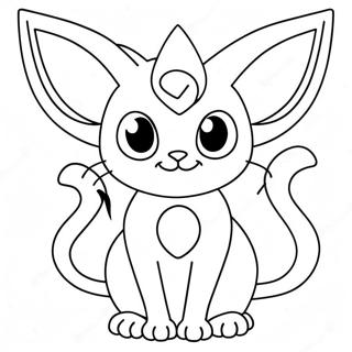 Espeon Coloring Page 33782-27198