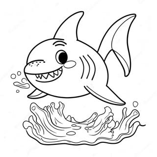 Shark Dog Coloring Page 33792-27206