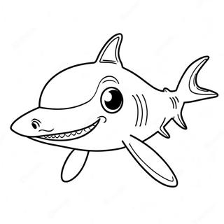 Shark Dog Coloring Page 33792-27207