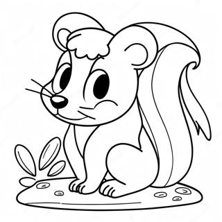 Skunk Coloring Page 33802-27210