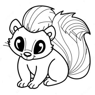 Skunk Coloring Page 33802-27211