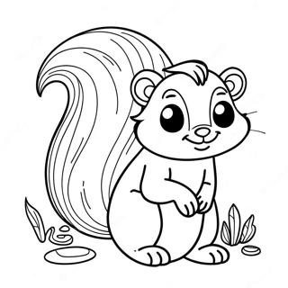 Skunk Coloring Page 33802-27212