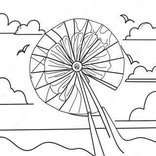 Wind Coloring Pages