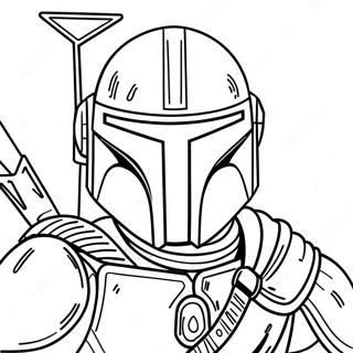 Mandalorian Coloring Page 33822-27230