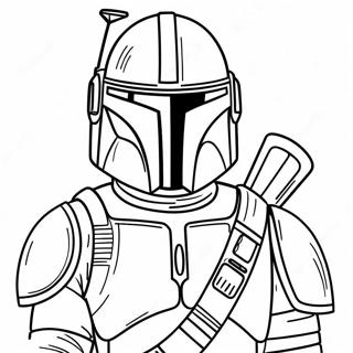 Mandalorian Coloring Page 33822-27231