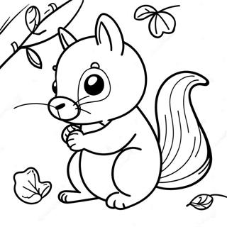 Squirrel Coloring Pages