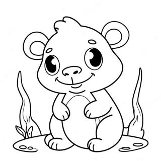 Funny Animal Coloring Page 33842-27246