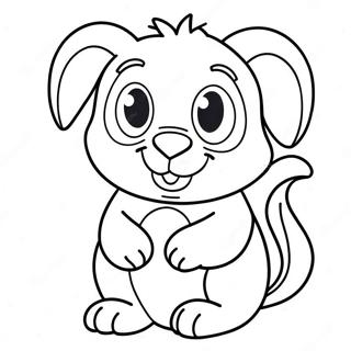 Funny Animal Coloring Page 33842-27248