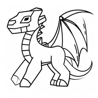 Minecraft Ender Dragon Coloring Page 33862-27258