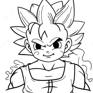 Goten In Super Saiyan Form Coloring Page 33873-27269