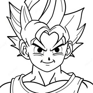 Goten In Super Saiyan Form Coloring Page 33873-27271