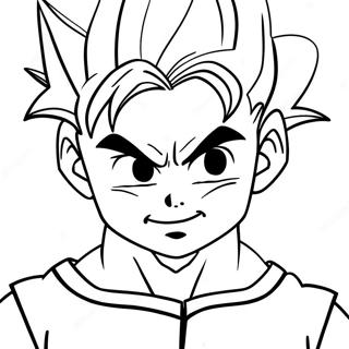 Goten In Super Saiyan Form Coloring Page 33873-27272