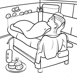 Spa Relaxation Coloring Page 33882-27275