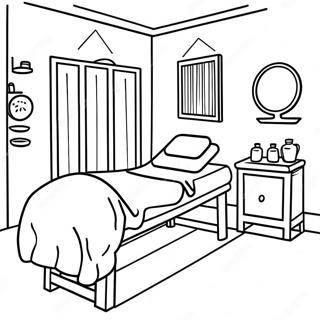 Spa Treatment Room Coloring Page 33883-27278