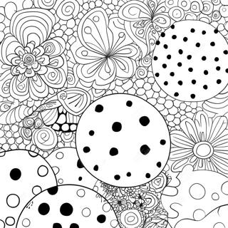 Polka Dot Patterns Coloring Page 33902-27292