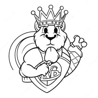 Sacramento Kings Mascot Coloring Page 33913-27304