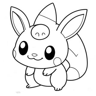 Cute Pokemon Coloring Page 33922-27312