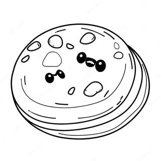 Chocolate Chip Cookie Coloring Page 33932-27314