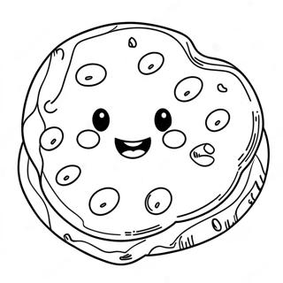 Chocolate Chip Cookie Coloring Page 33932-27316