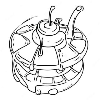 Waffle Coloring Pages