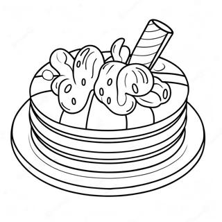 Waffle Coloring Page 33962-27336