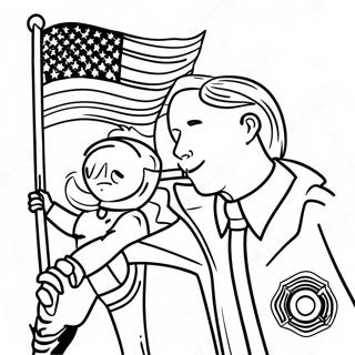 Thank You First Responders Coloring Page 33982-27347