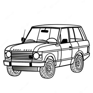 Range Rover Coloring Page 34002-27367