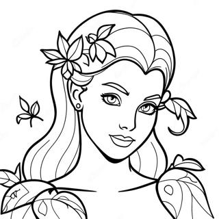 Poison Ivy Coloring Pages