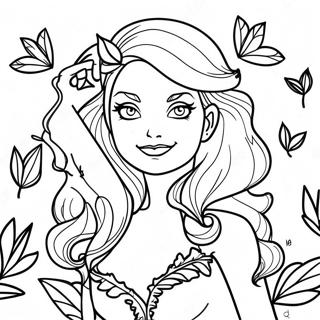 Poison Ivy Coloring Page 34052-27411