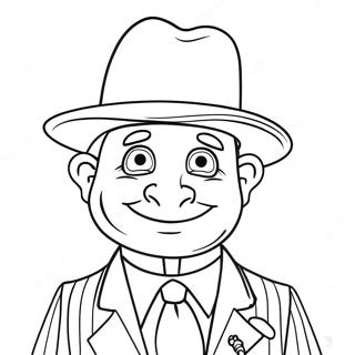 Mayor Humdinger Coloring Page 34062-27420