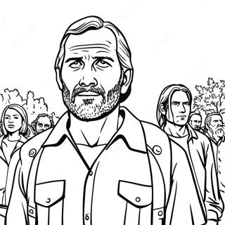 Walking Dead Coloring Page 34072-27422