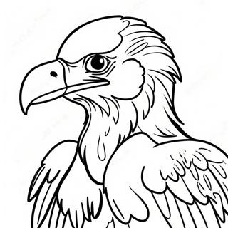 Vulture Coloring Pages